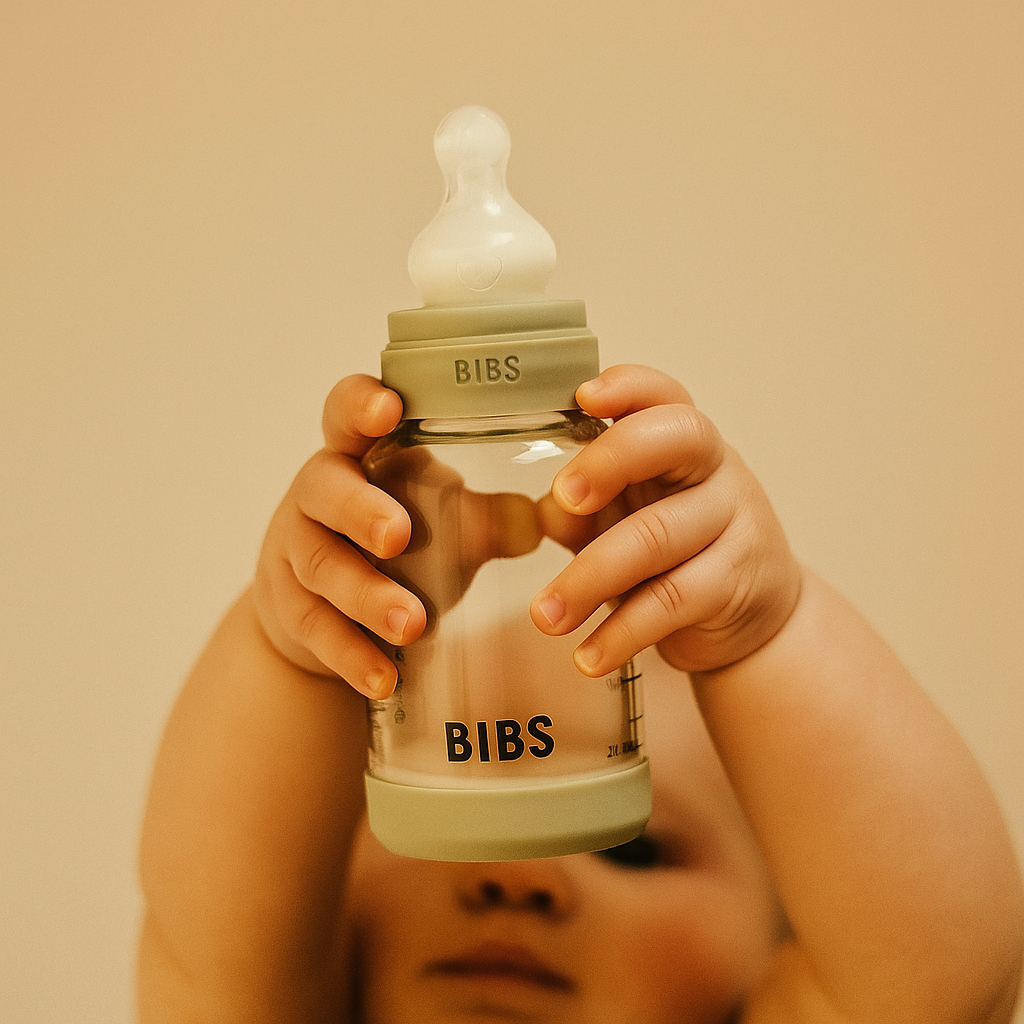 BIBS - Biberón Cristal 120ml - Verde