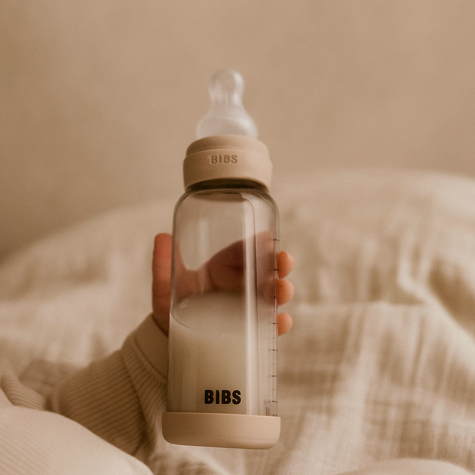 BIBS - Biberón Cristal 240ml - Rosa