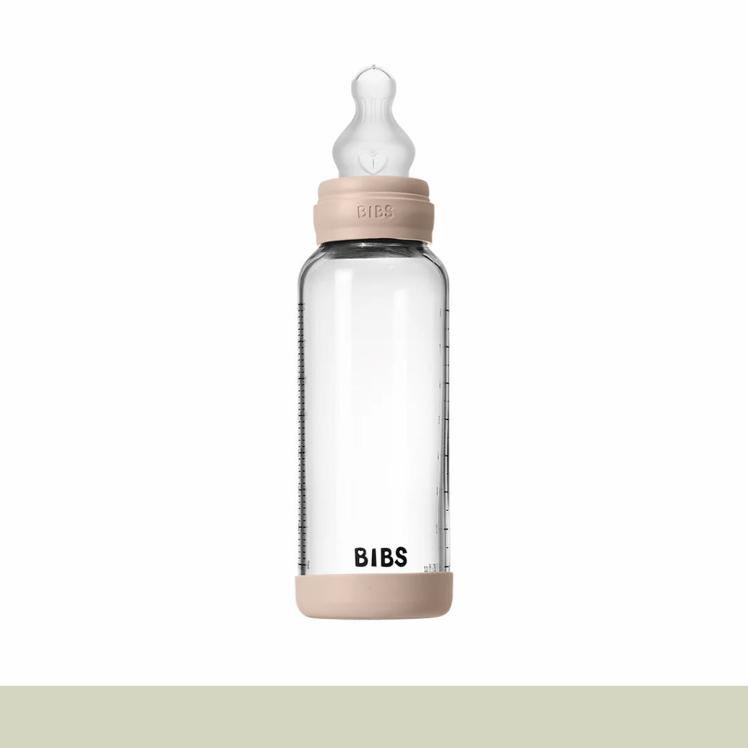 BIBS - Biberón Cristal 240ml - Rosa