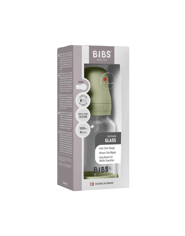 BIBS - Biberón Cristal 120ml - Verde